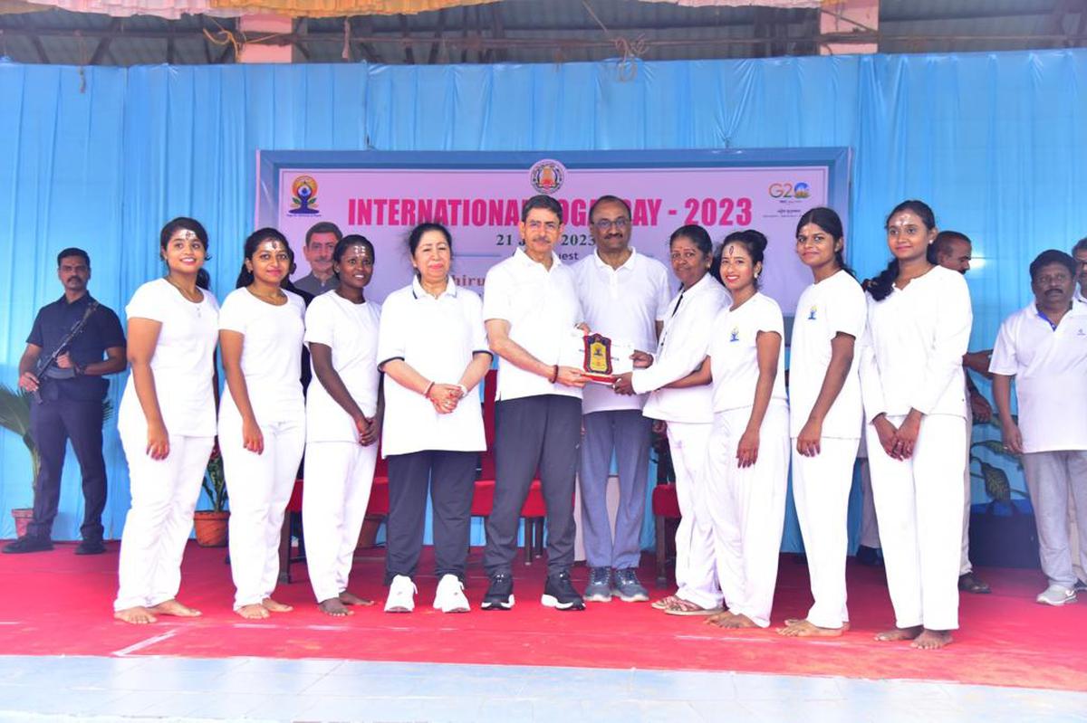 Indore Sports Update: Tennis Club Celebrates International Yoga Day