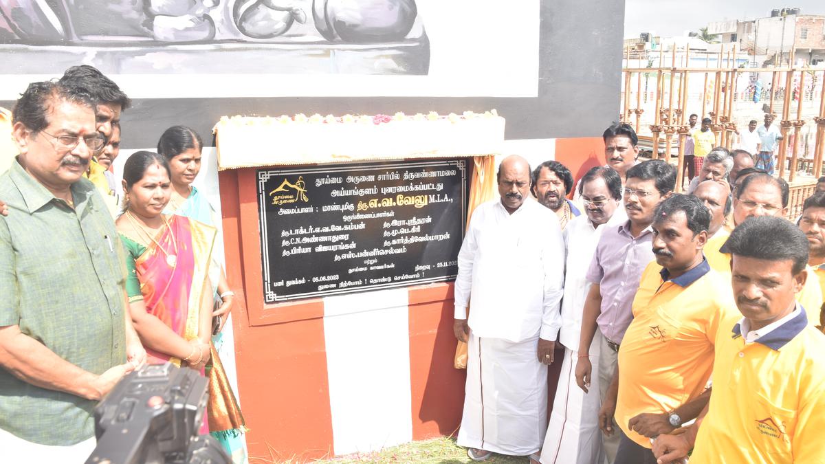 Temple tank’s 80-year wait ends, restored for Maha Deepam