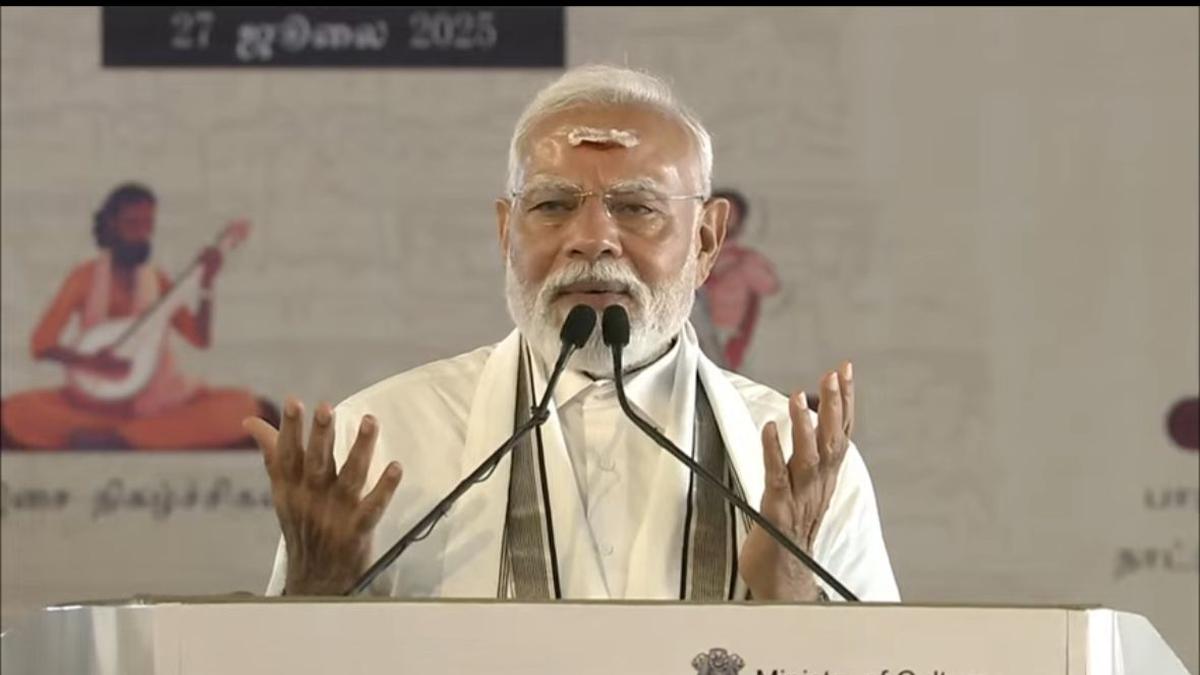 PM Modi announces statues for Chola kings in Tamil Nadu