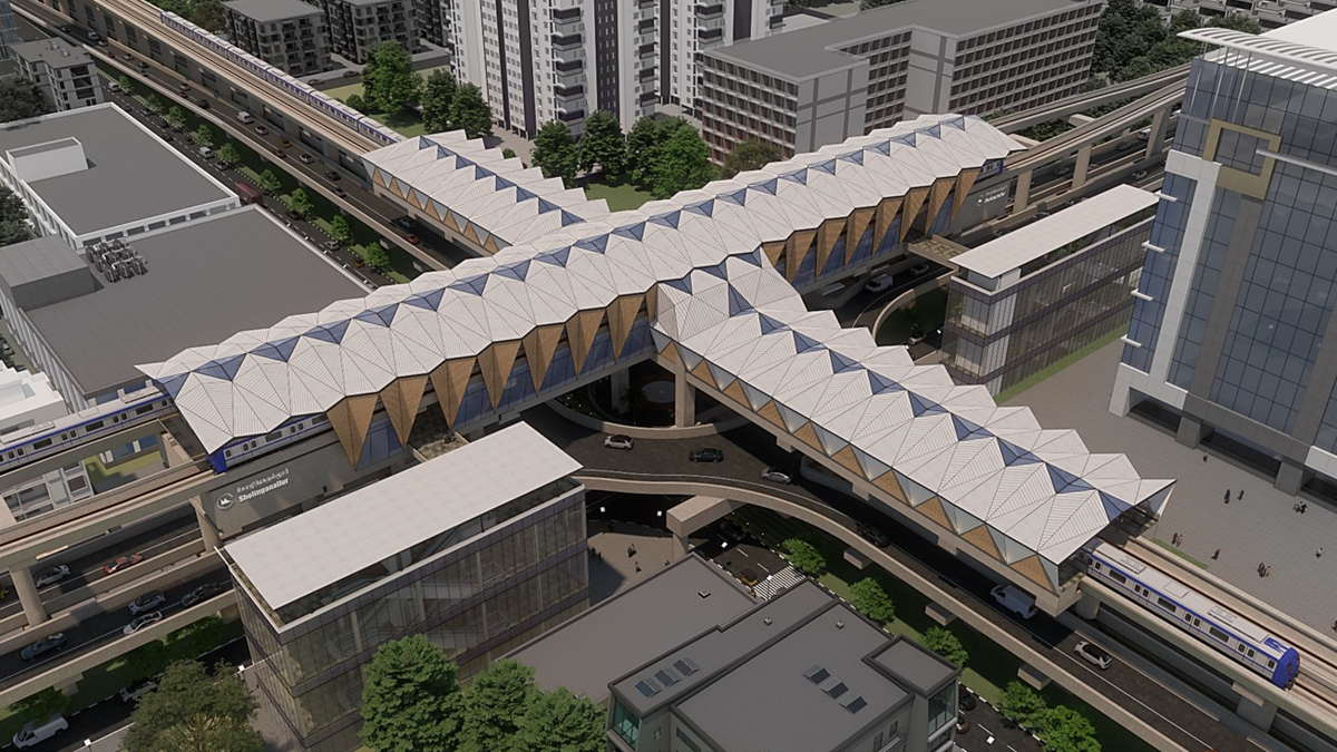 Elevated interchange Metro station to come up in Sholinganallur - The Hindu