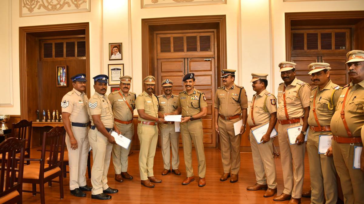 DGP rewards Tiruvannamalai police for action in ATM heist case