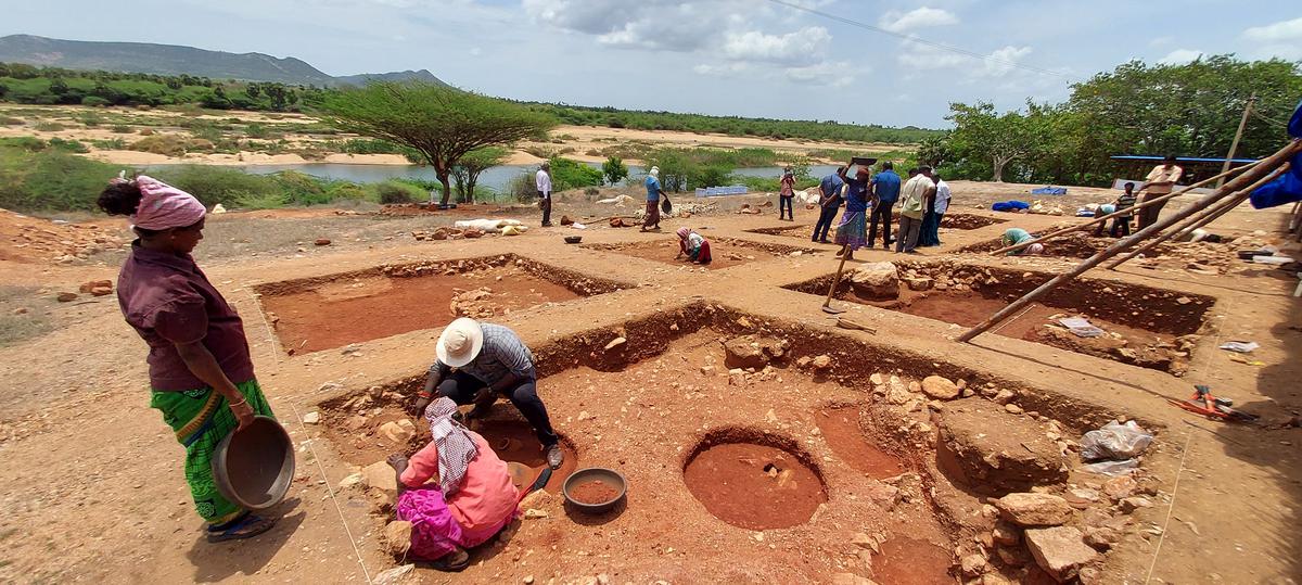 Along the Thamirabarani, the Archaeological Survey of India has undertaken an extensive excavation at three different sites.