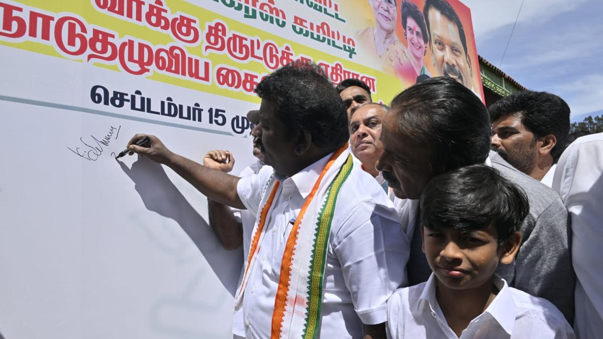 BJP ‘playing politics’ over Karur tragedy, alleges TNCC president Selvaperunthagai