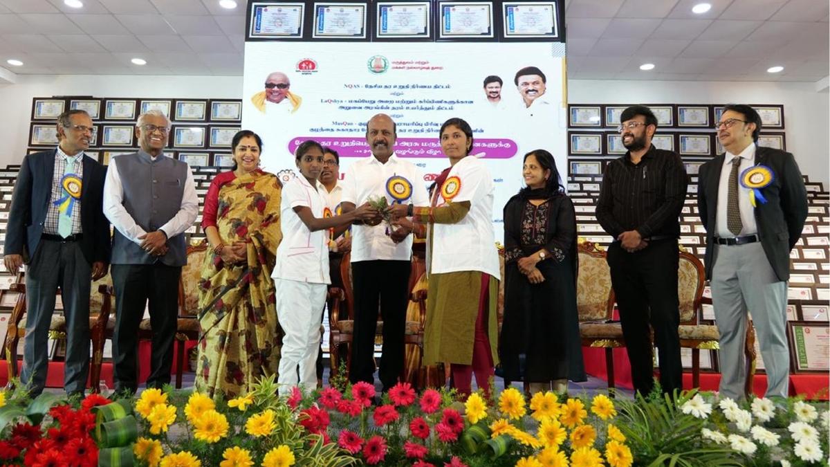 The State health facilities received certificates says Minister Ma. Subramanian