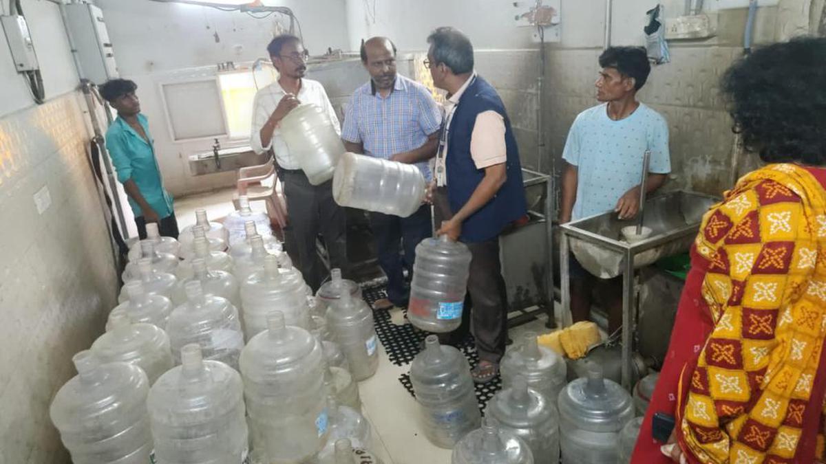 Six packaged drinking water units sealed in Chennai