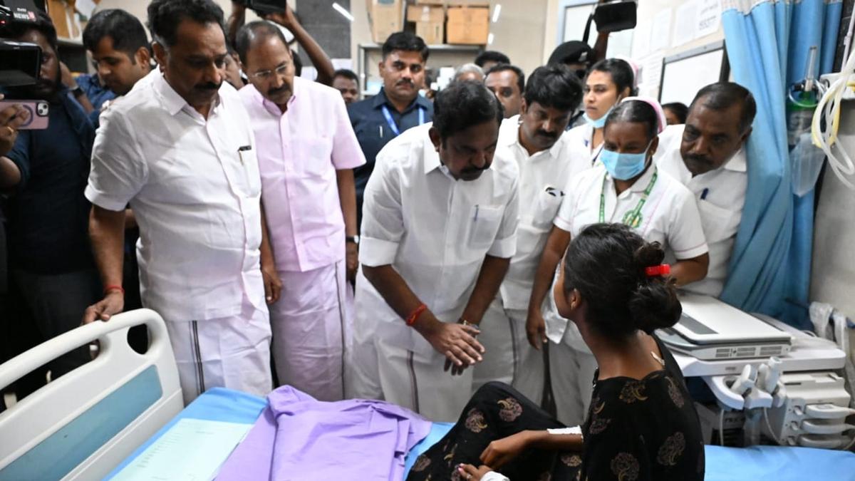 Shortcomings in security arrangements led to loss of lives in Karur, alleges Palaniswami