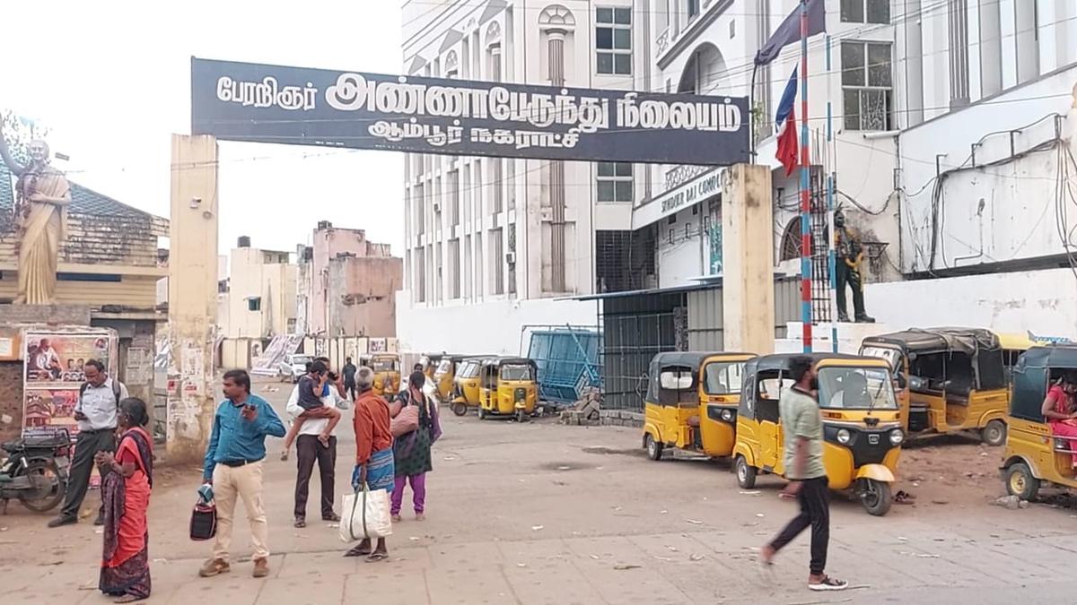 Bus terminus in Ambur in need of a facelift, say travellers