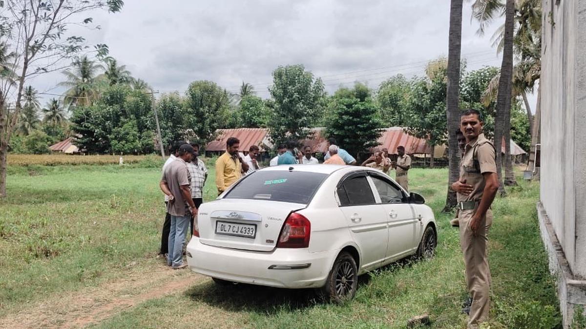Motorist dies after SUV laden with red sanders hits him