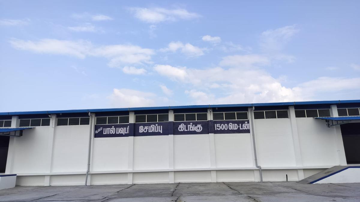 Stalin inaugurates new warehouse to store additional 1,500 tonnes of skimmed milk powder in Tiruvannamalai