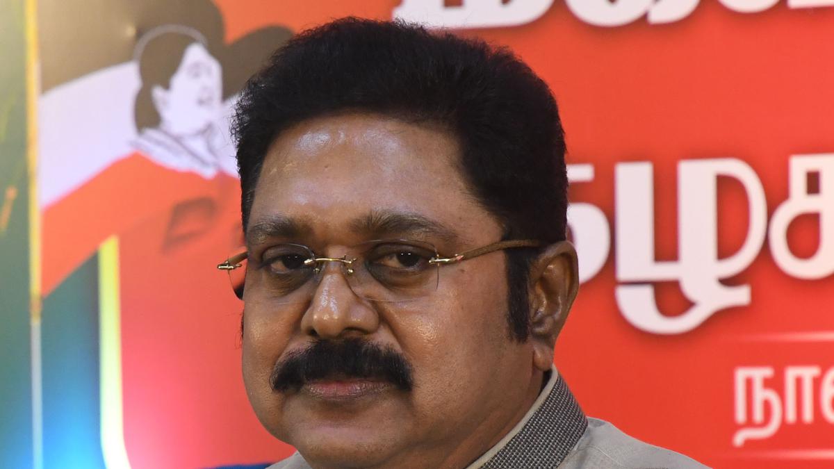 Dhinakaran rules out possibility of AMMK’s merger with AIADMK