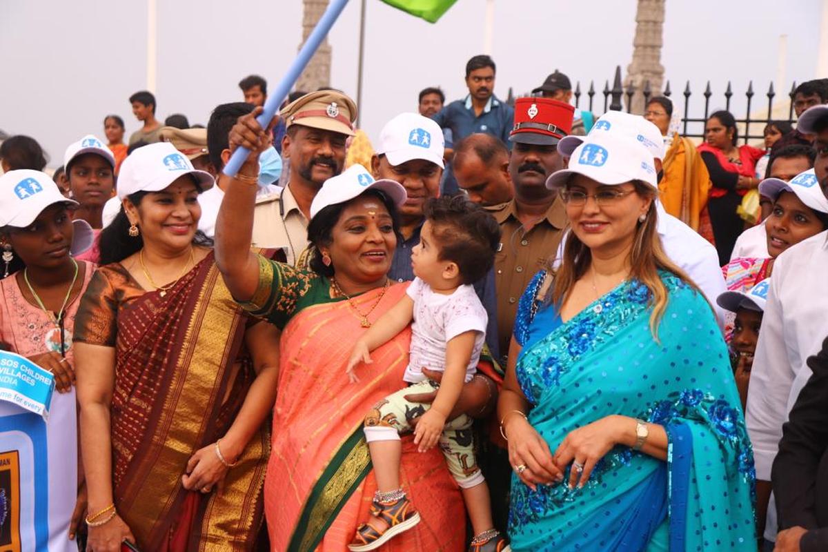 Walk to raise awareness on child abuse