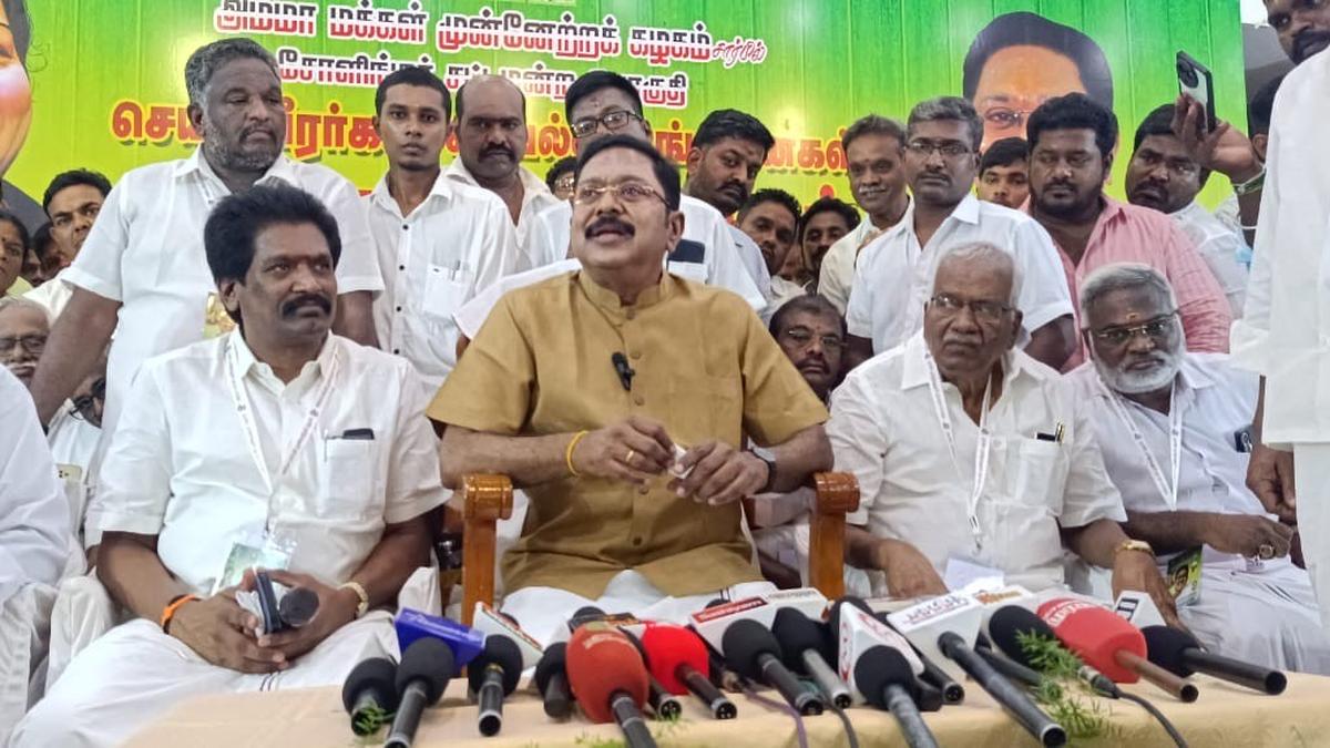 EPS is preventing AIADMK from becoming stronger for 2026 polls: Dhinakaran