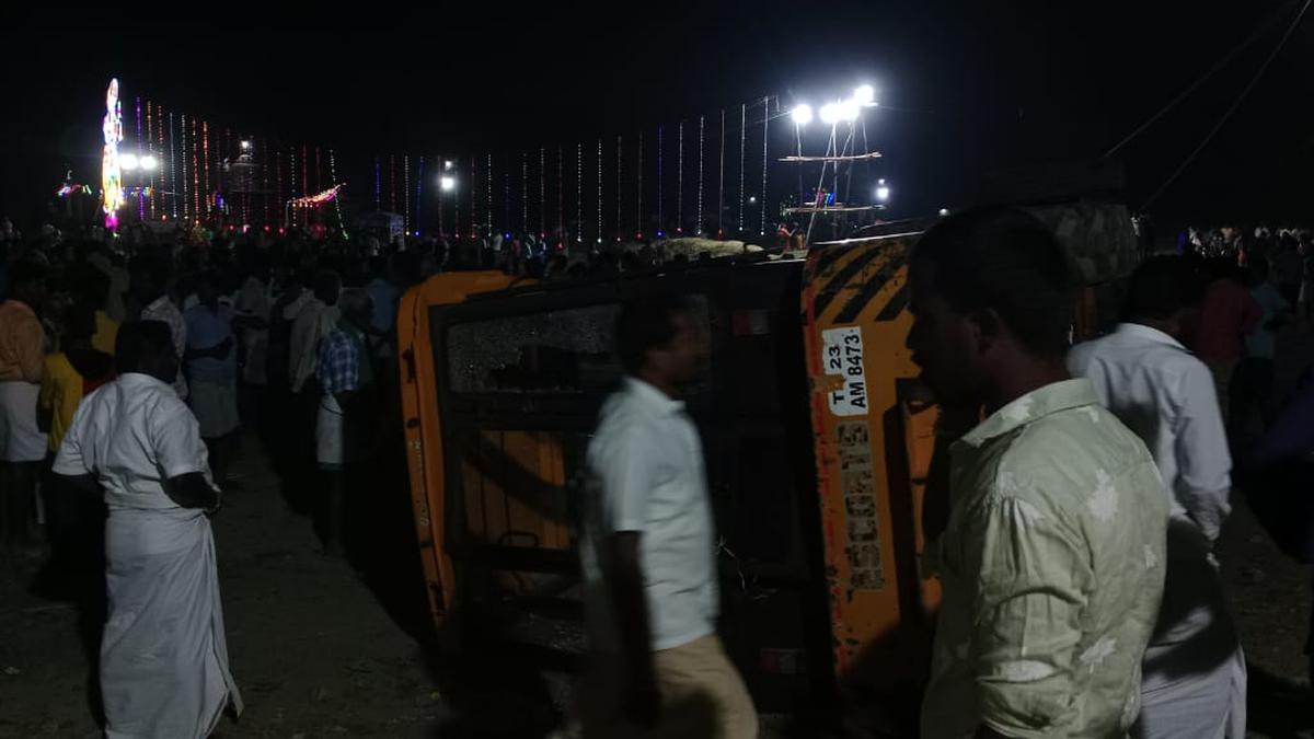 Three persons killed after crane collapses during temple festival near Arakkonam