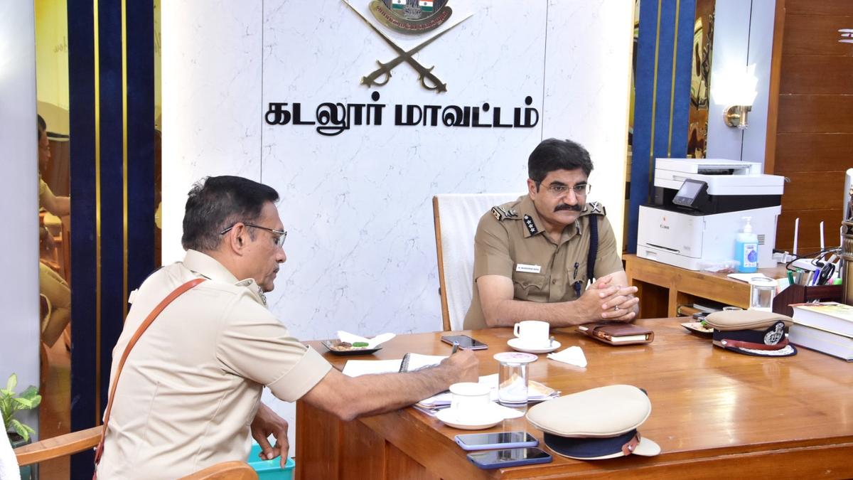 ADGP chairs review meeting on Law and Order in Cuddalore