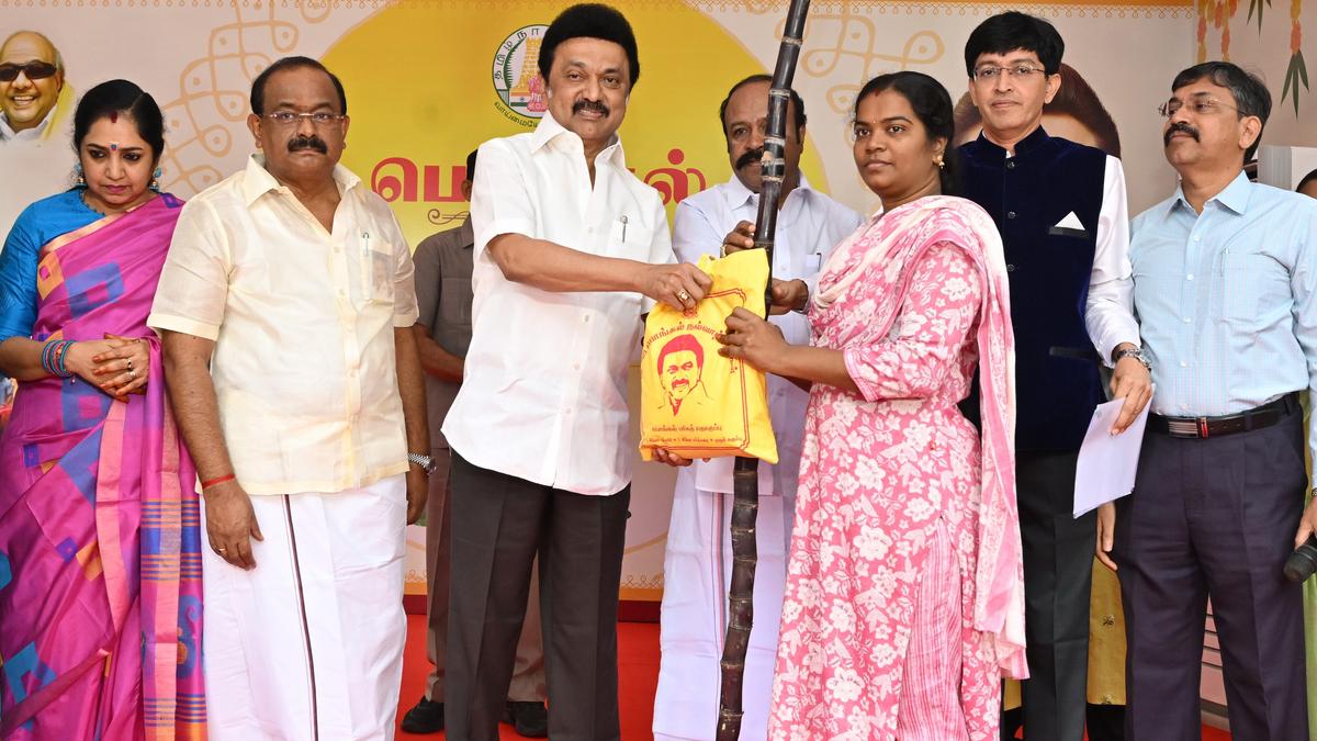 T.N. Chief Minister Stalin launches distribution of Pongal gift hampers