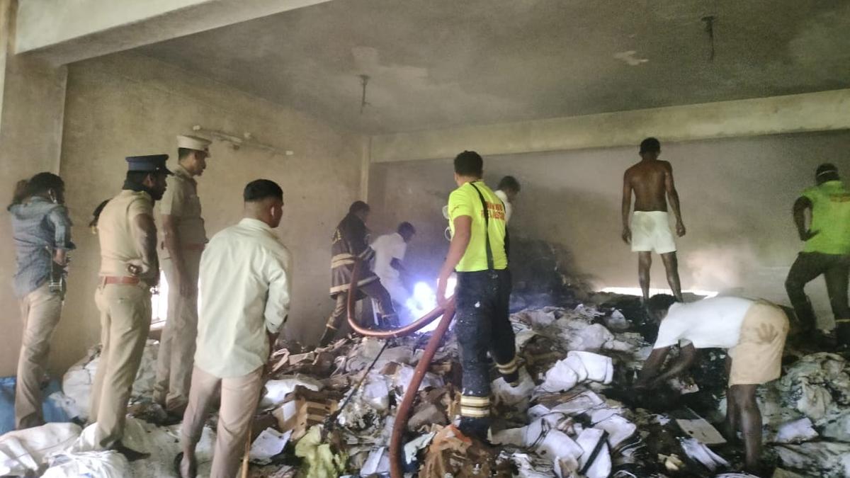 Fire destroys old files and documents kept in file room of Puzhal prison