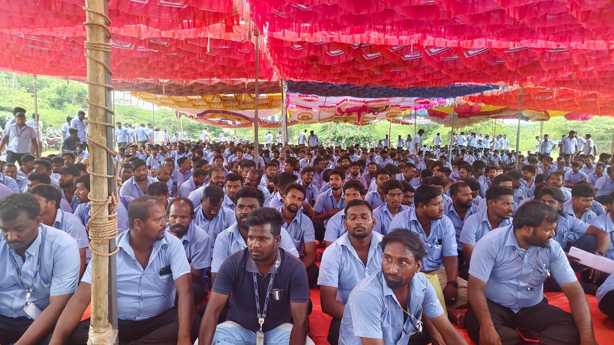 Samsung workers continue strike at Sriperumbudur plant near Chennai