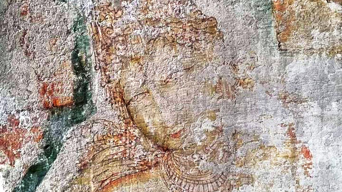 1,300-year-old Pallava paintings in ruins at Tamil Nadu’s Panamalai ...