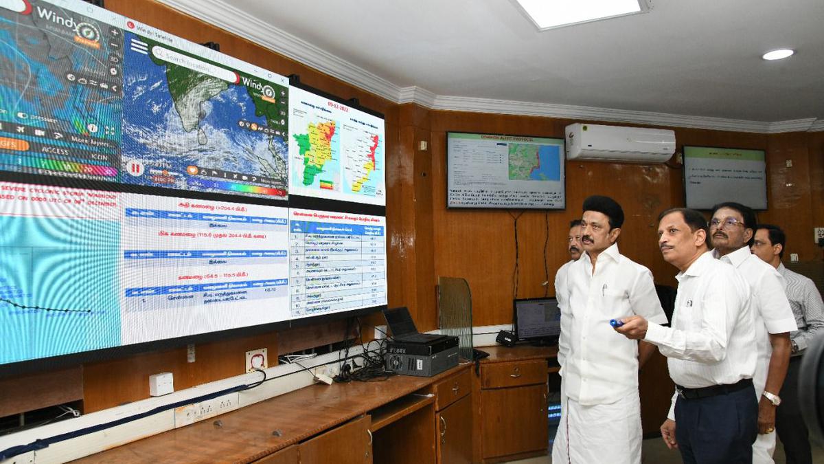 Cyclone Mandous: CM Stalin takes stock of situation