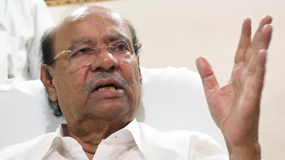 PMK founder Ramadoss hospitalised for regular medical examination