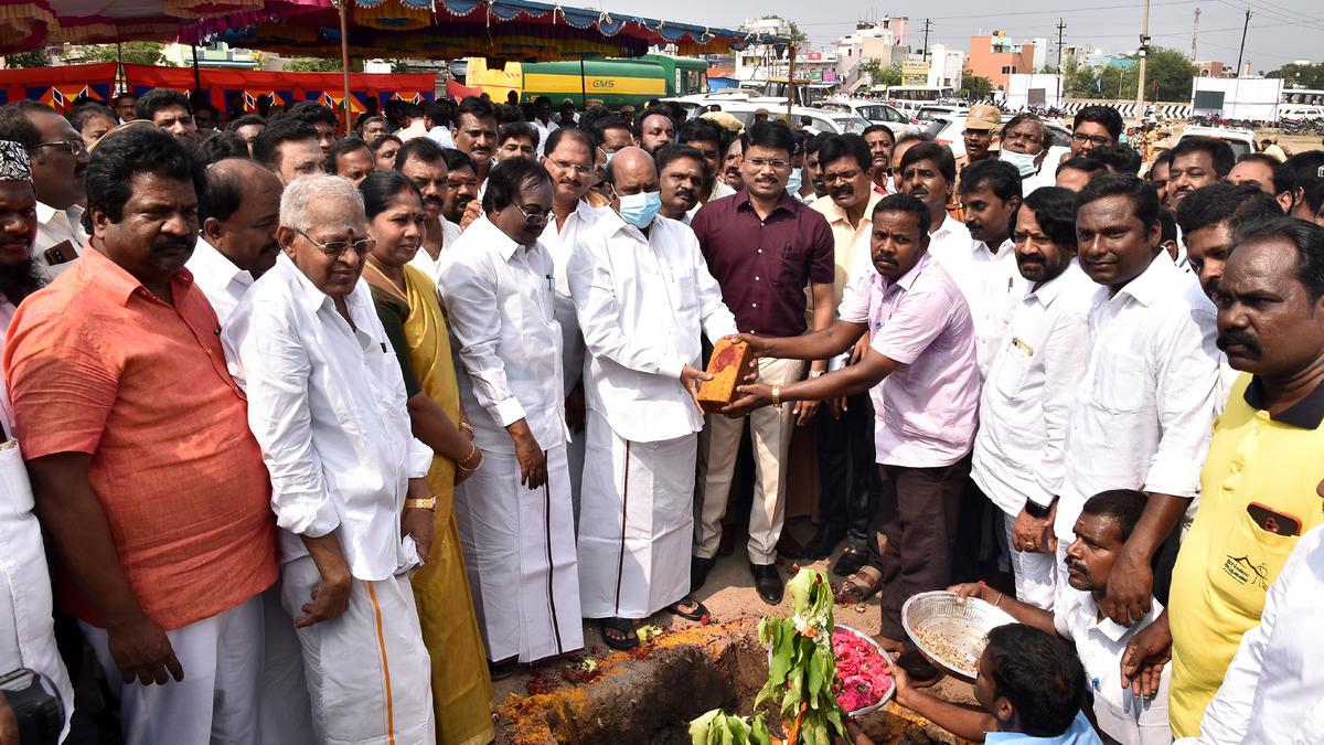 Work on combined wholesale vegetable, flowers market in Tiruvannamalai begins