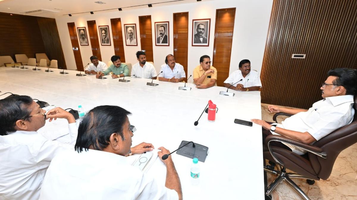 Puducherry DMK leaders hold talks with party leadership in Chennai