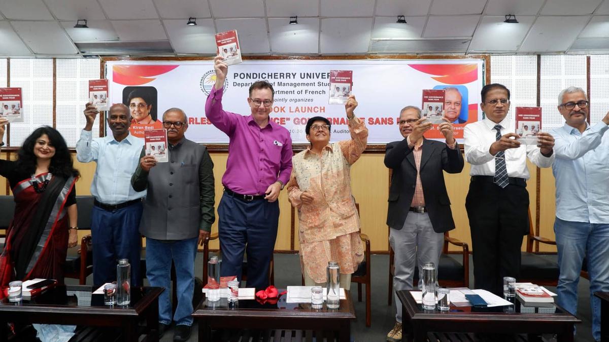 Pondicherry University introduces French translation of Kiran Bedi’s book