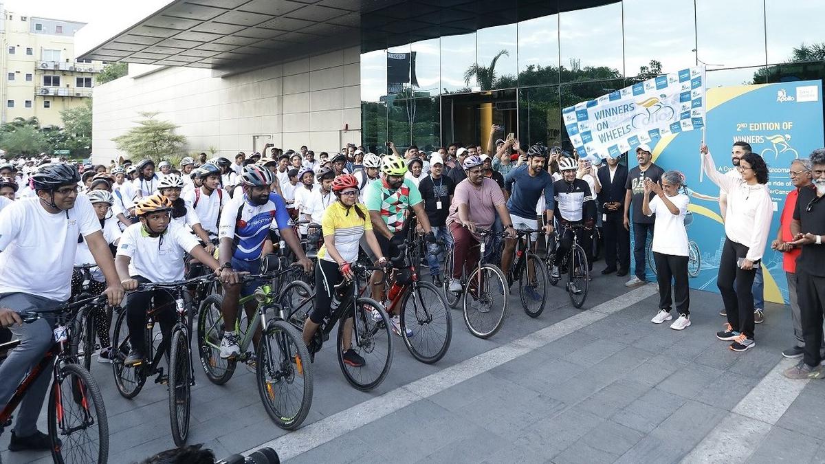 Sarcoma survivors take out bicycle rally to raise awareness