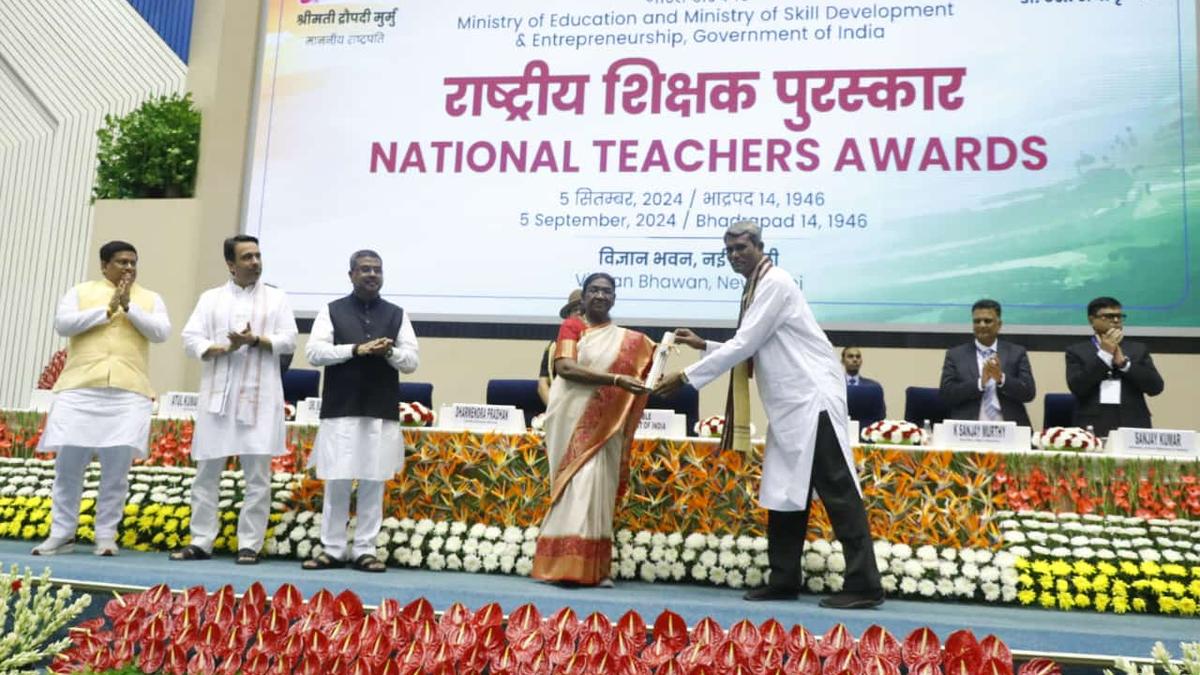 National Award for Pondicherry University professor