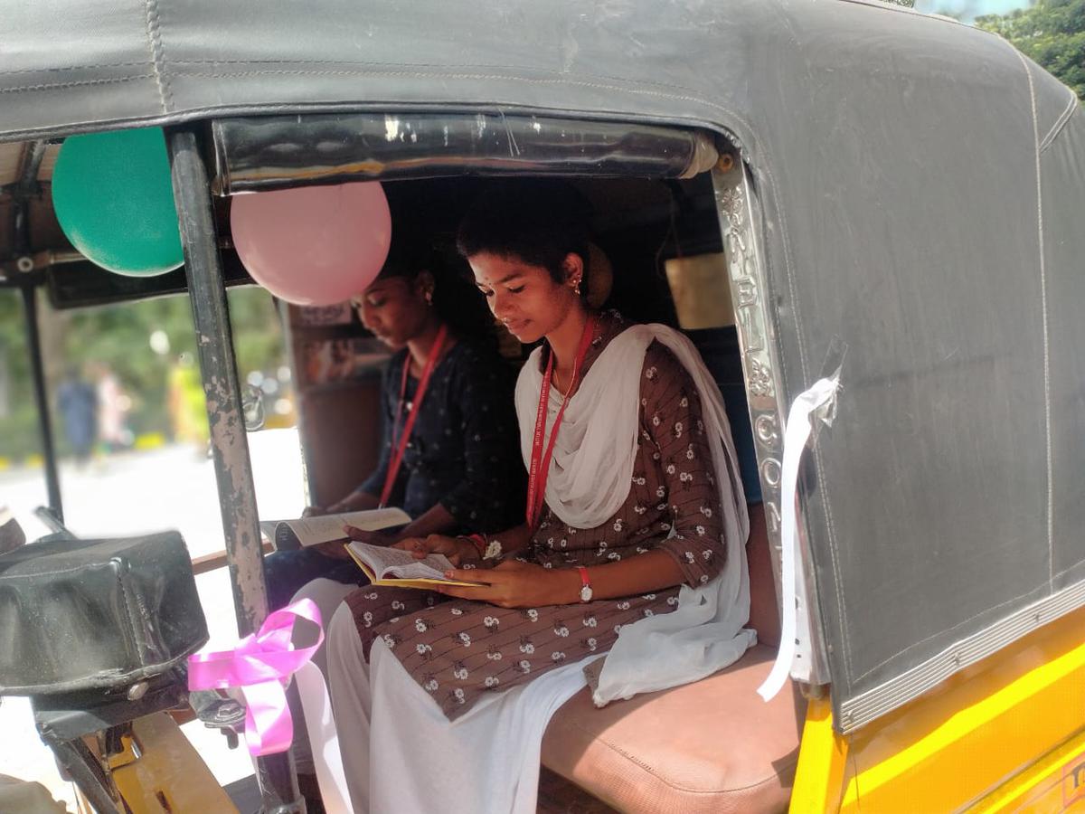 Autorickshaws fitted with book racks will ply on routes that are dotted with schools and colleges in the fort town.