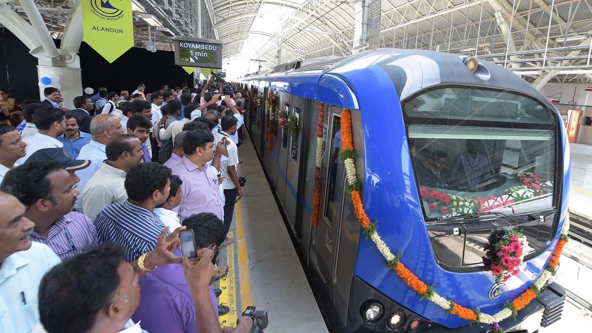 Chennai Metro Rail’s passenger traffic dwindles