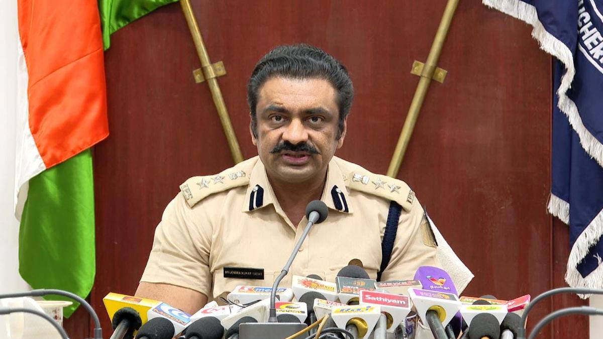 Brijendra Kumar Yadav given charge as DIG of Police in Puducherry The