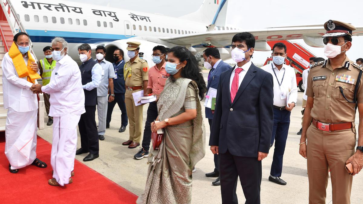 vice president chennai visit