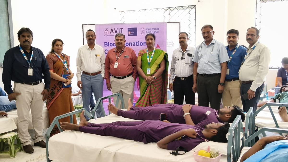 AVIT organises blood donation camp