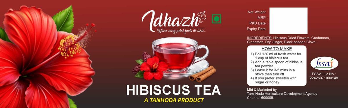 Herbal tea, called Idhazh, is brewed with hibiscus flowers grown at the State horticulture farm at Athur in Chengalpattu district.