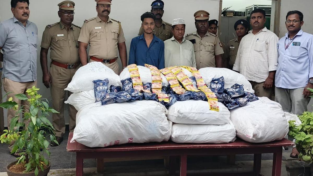 Around 1.3 tonne gutkha seized in Pernambut; three arrested