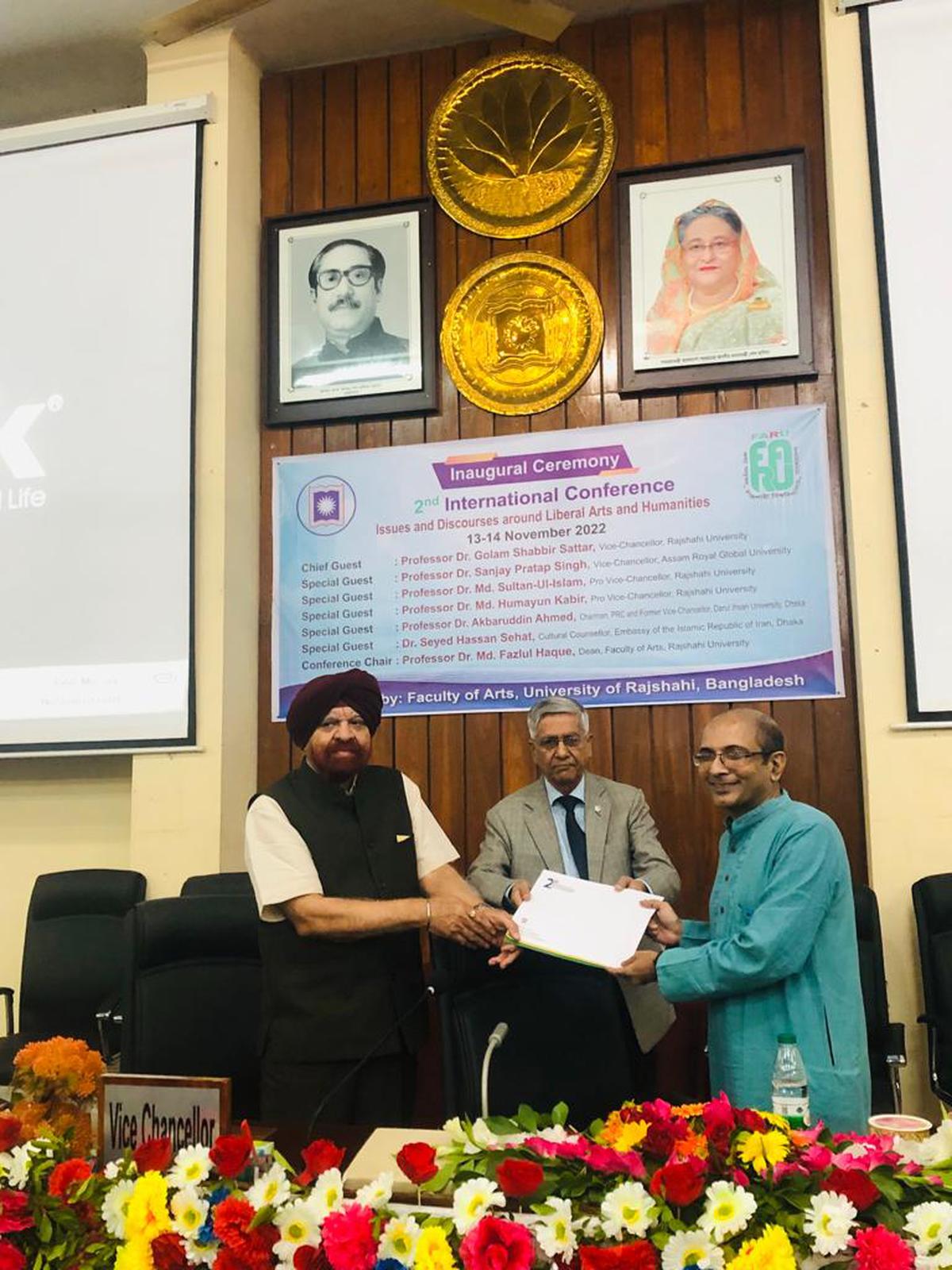 Honour for Vice-Chancellor of Pondicherry University
