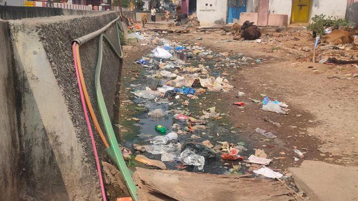 The subway on Dharga Road at Pallavaram turns into a dump