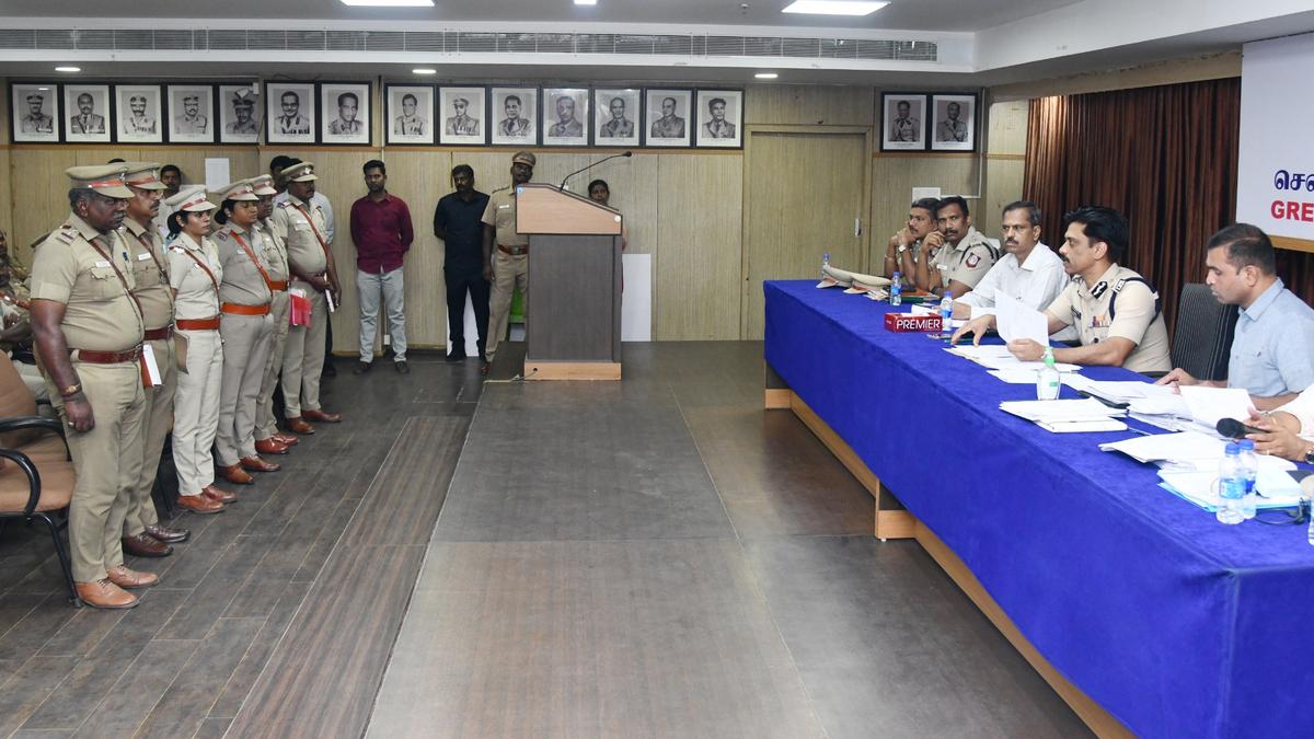 Chennai police commissioner receives 250 petitions at grievance redressal camp