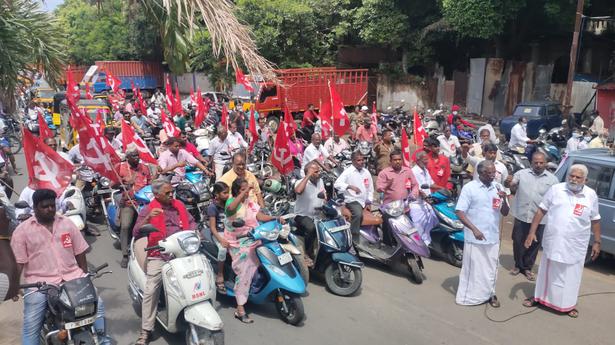 CPI(M) workers take out rally against power privatisation