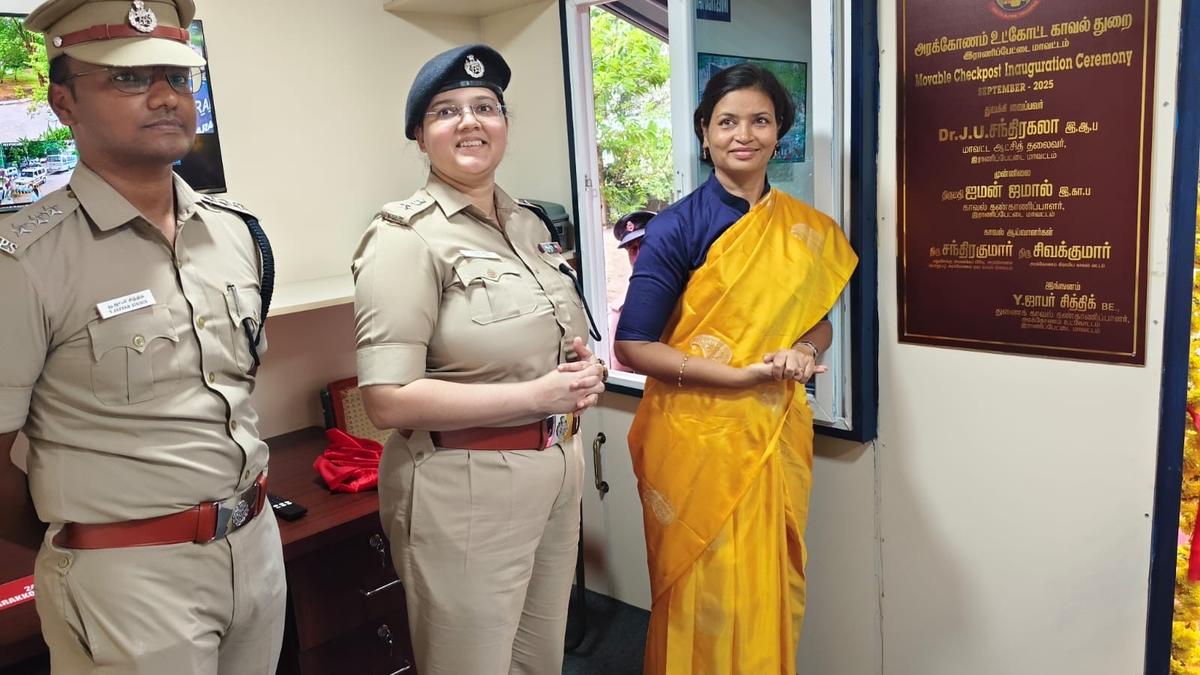 Ranipet district gets first mobile police check-post