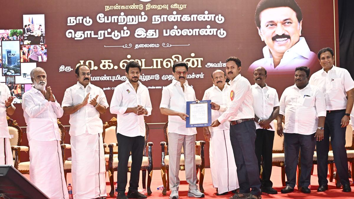 Dravidian model govt. focuses on development of all sectors, districts, sections of society: T.N. CM Stalin