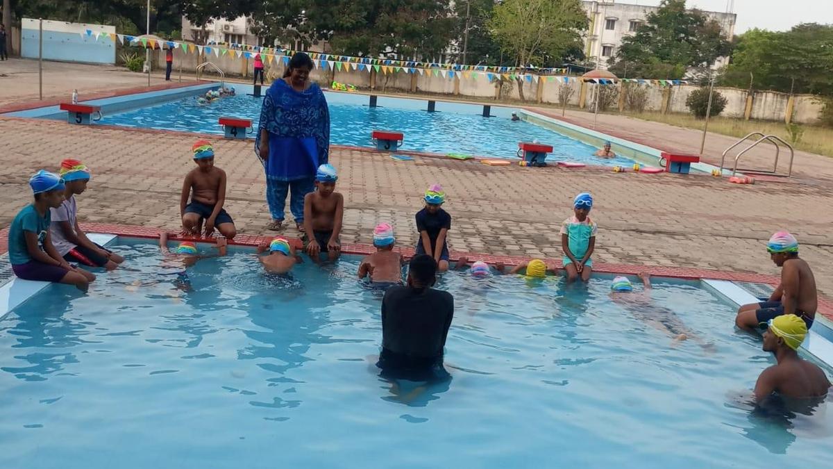 Sports Development Authority’s swimming camp gets good response in Villupuram