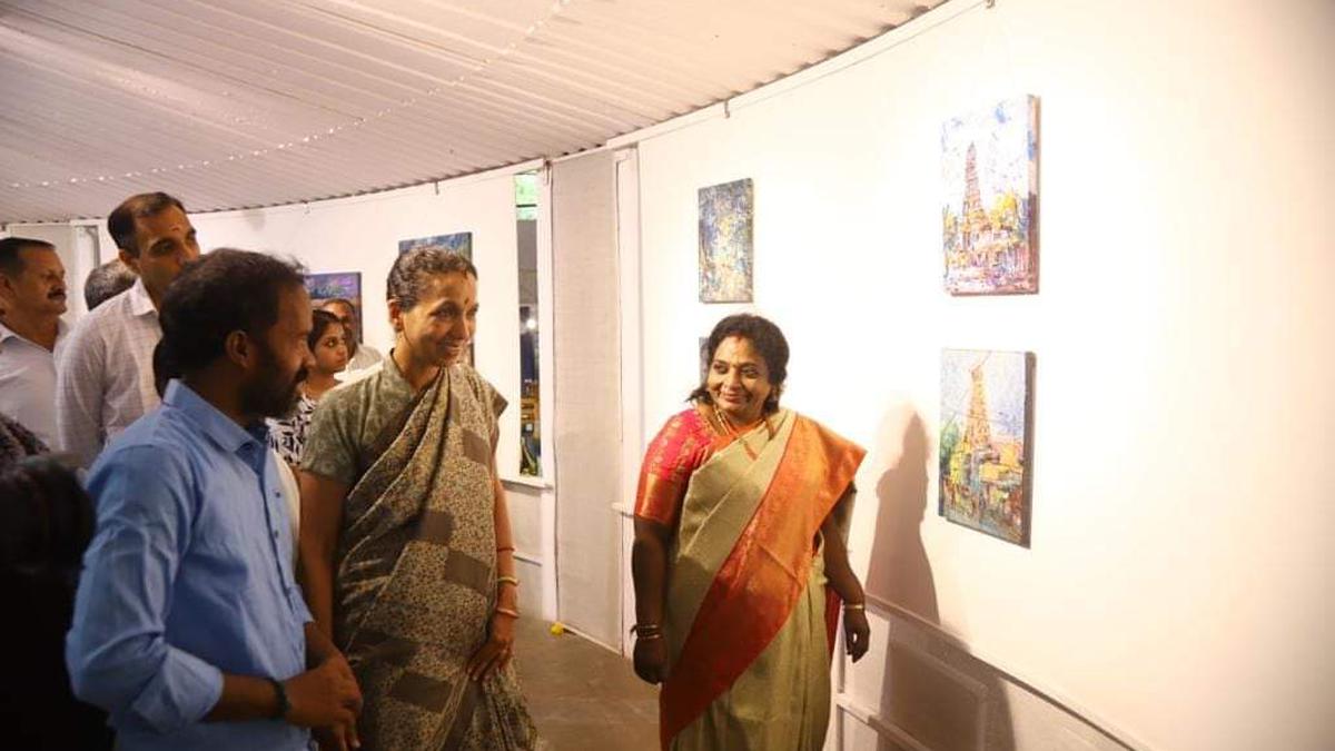 ‘Colours of Life’ features impressionistic works of Auroville artist