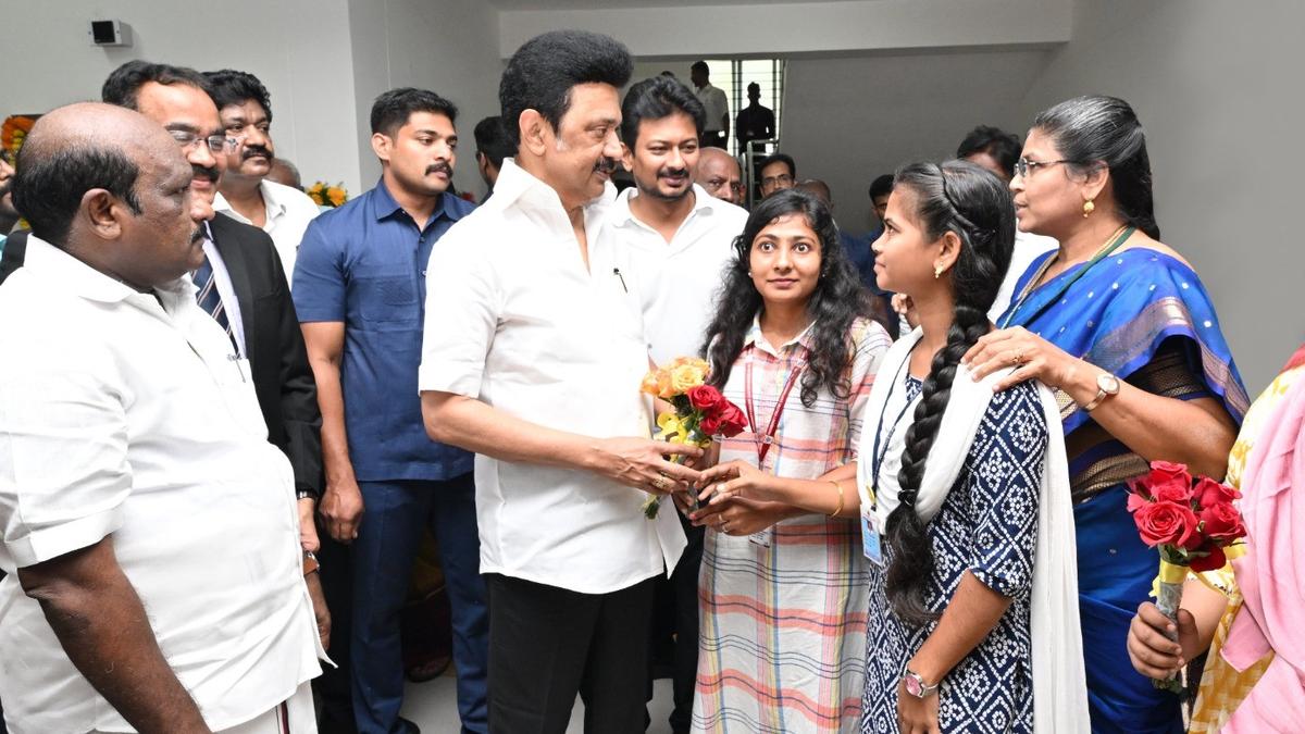 Stalin inaugurates new hostel complexes for students with special needs at Presidency College