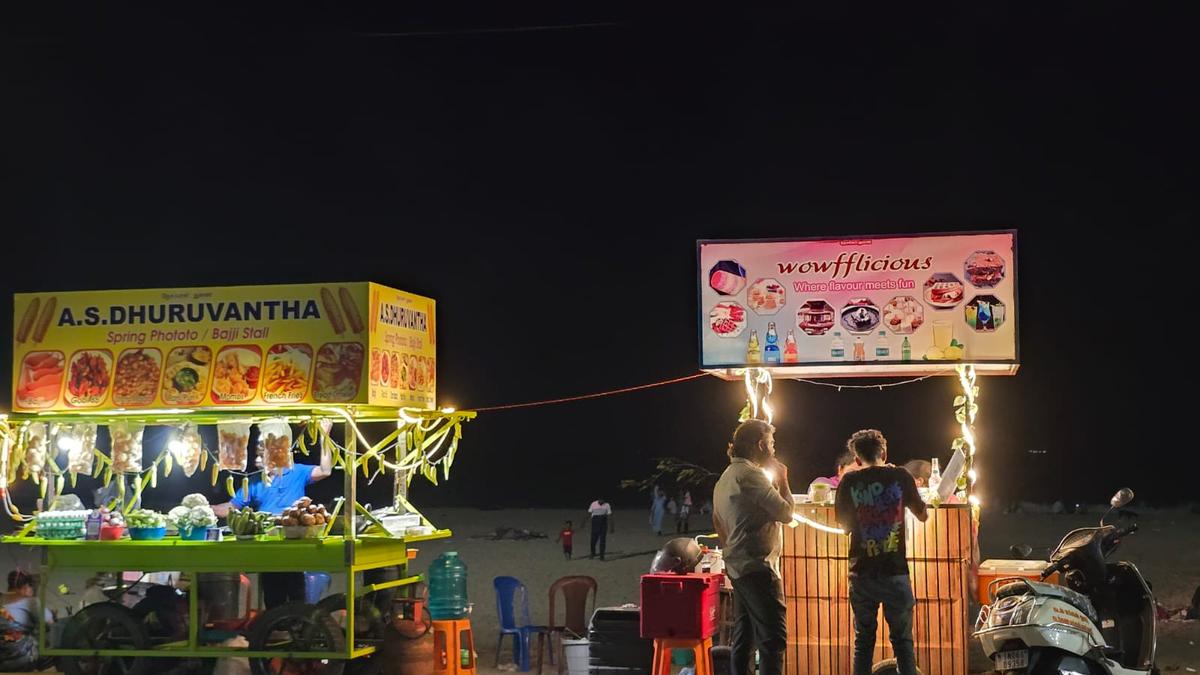 Loop Road at the Marina comes to life at night with new food stalls