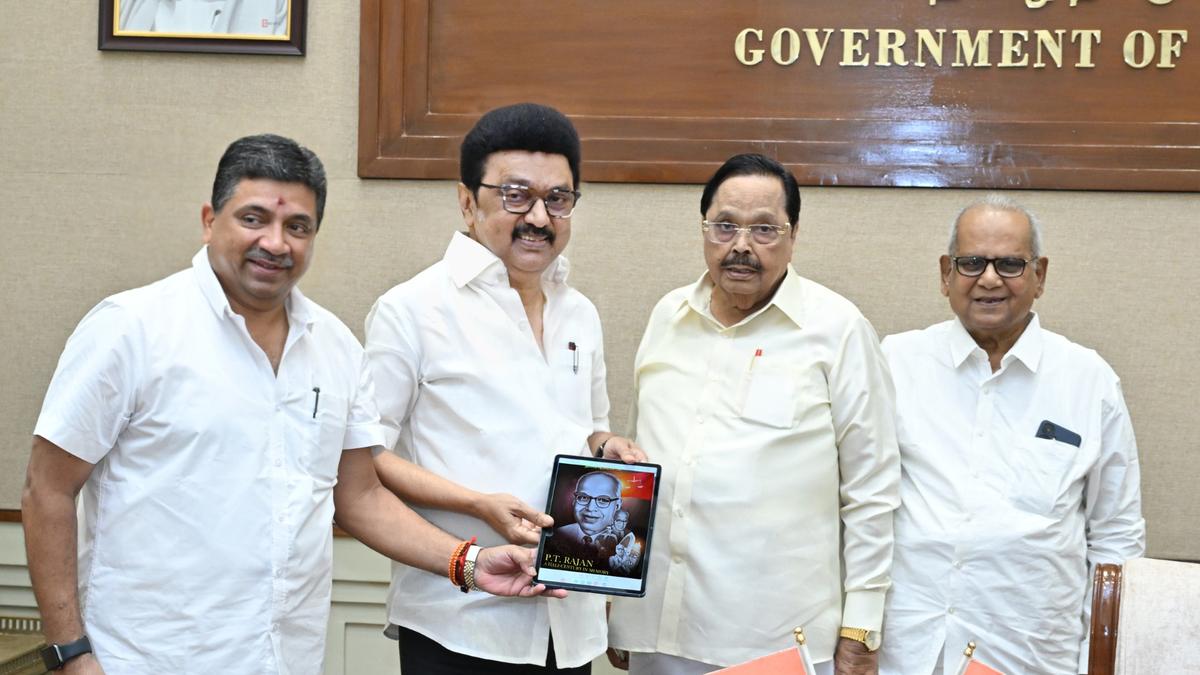 Stalin releases digital commemoration to mark 50th death anniversary of late leader and former CM P.T. Rajan