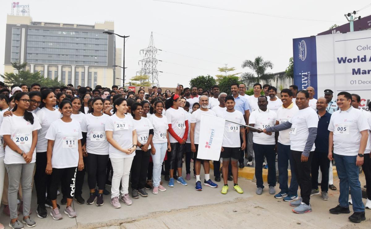 Marathon held in Vellore to mark World AIDS Day