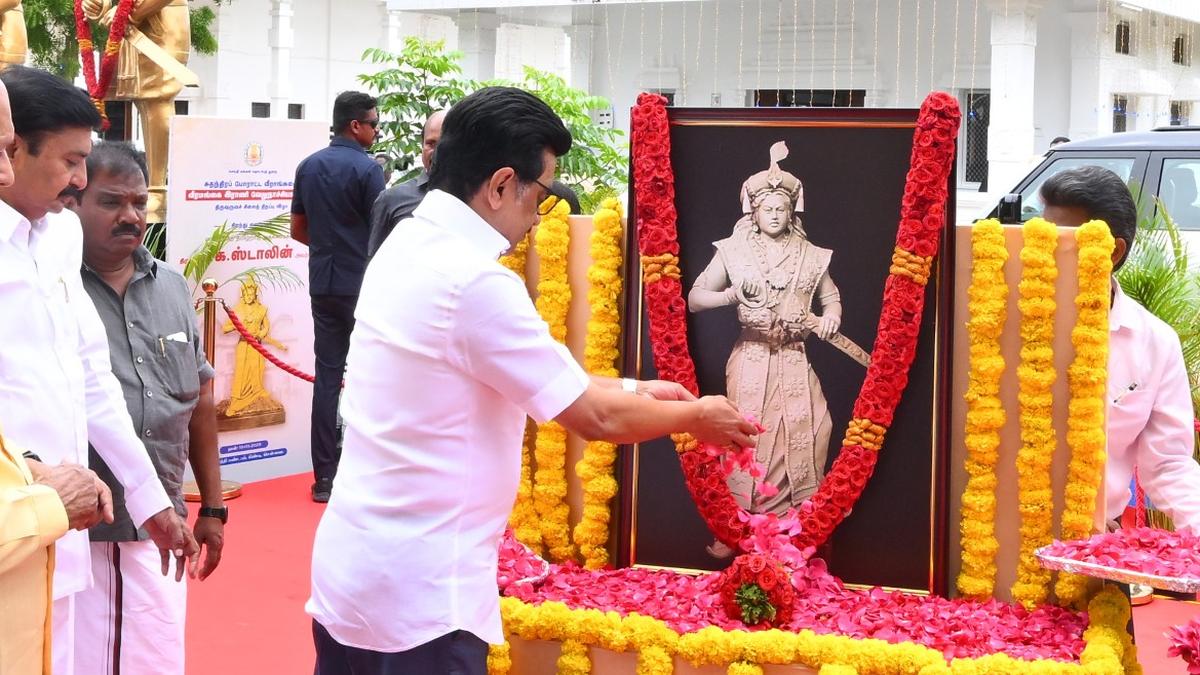 Police Training School to be named after ‘Veeramangai’ Velu Nachiyar: Stalin