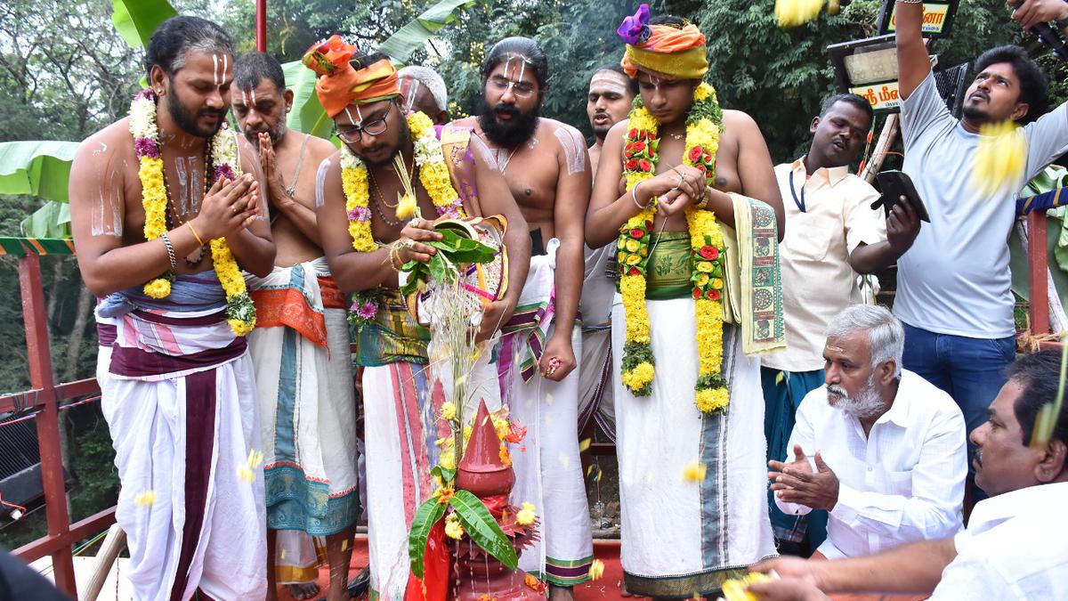 Ministers Sekar Babu, Moorthy preside over consecration ceremony at ...